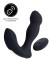 Черный вибростимулятор простаты Mounto с пультом ДУ - 12,5 см.