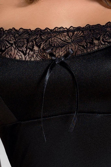 Соблазнительная сорочка Lauren с кружевной отделкой