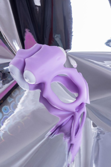 Фиолетовое виброкольцо на пенис Zort Фиолетовое виброкольцо на пенис Zort