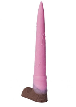 Розовый фаллоимитатор Олень - 34 см. Розовый фаллоимитатор Олень - 34 см.