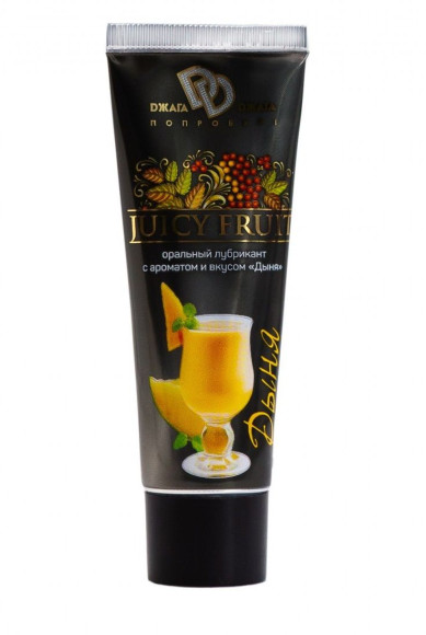 Интимный съедобный лубрикант JUICY FRUIT с ароматом дыни - 30 мл. Интимный съедобный лубрикант JUICY FRUIT с ароматом дыни - 30 мл.