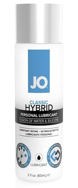 Водно-силиконовый лубрикант JO CLASSIC HYBRID - 60 мл. Водно-силиконовый лубрикант JO CLASSIC HYBRID - 60 мл.
