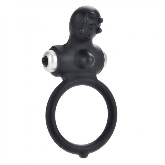 Черное виброкольцо Body & Soul Inspiration
