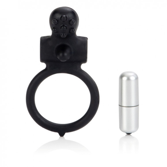 Черное виброкольцо Body & Soul Inspiration