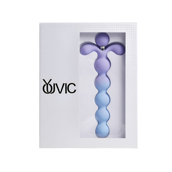 Анальная ёлочка с вибрацией Youivic - 16,4 см.